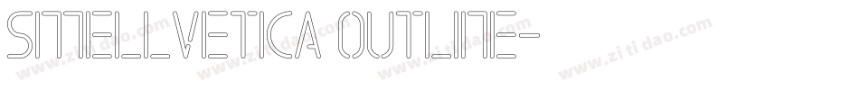 Smellvetica Outline字体转换